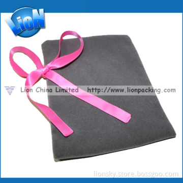 Marvelous Velvet Soft Jewelry Pouch with Beautiful Ribbon Drawstrings (R-090)